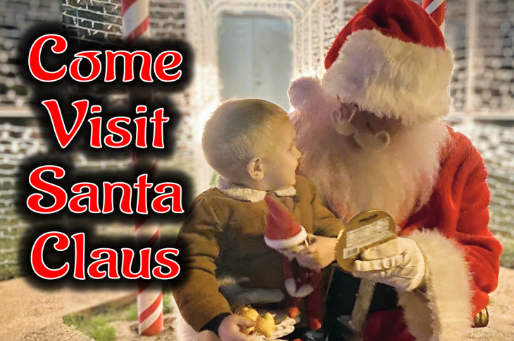 Santa Claus Visits the Corner