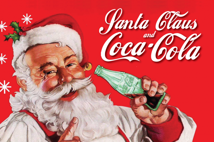 Santa and Coca Cola